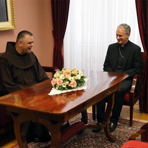 Nadbiskup Kutleša primio provincijala Hrvatske franjevačke provincije sv. Ćirila i Metoda